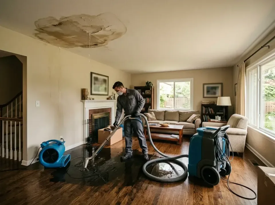 attic-pipe-burst-ceiling-drip-008 — frequently asked questions, Water Damage Restoration & Carpet Care in Panorama Village,…